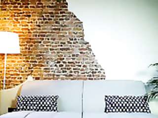 Stripped by the music and after masturbation squirt in the final