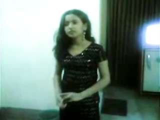 cute Indian teen nude show