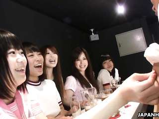 Young japan School Girls - Blowjob Party - UnCensored with SUBTITLES