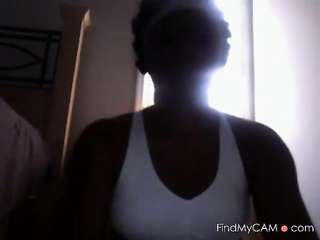 Ebony teen plays and twerks.