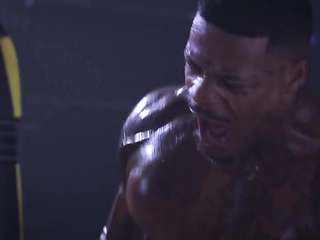 Seductive Brunette can't Deny her BLACK GUY Cravings