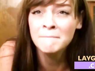 Cute amateur gets a severe spanking