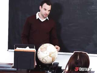 Brooke Haze schoolgirl teacher student french redhead brunette teen sex