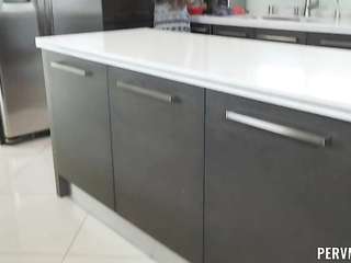 Morning with stepmother Alex awakening, forcing stepson to forget about breaking up with his girlfriend.