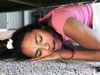 Little Squirtles - Help i'm stuck ## POV black ebony brunette teen