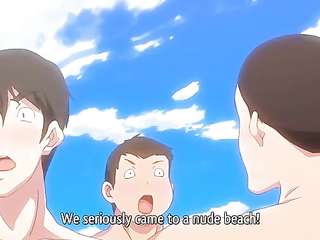 school trip to the nudist beach. the animation