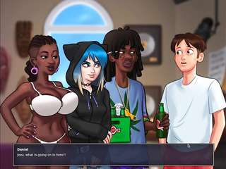 Summertime Saga - Ebony Teacher gets Fucked by Her...