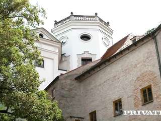 Euro Girl Julia Parker Ass Fucked by her BF!