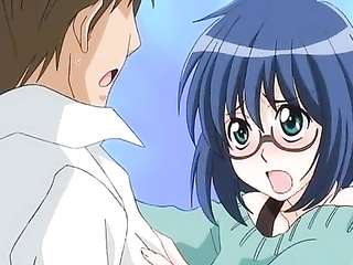 Big tit bookish babe seduces her nemesis's boyfriend | Hentai Sex