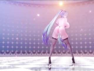 Mmd r18 miku hatsune from princess like looking to flirty hot demon succubus will make you scream