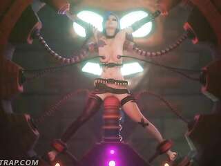 Jinx Machine Tickling (League of Legends sex)