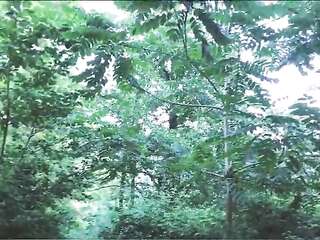 Teen sex in the forest, in a tent. REAL VIDEO