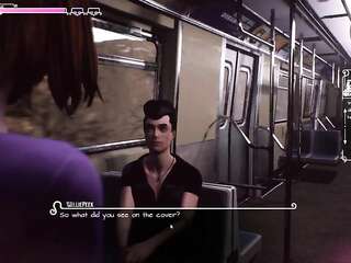 My Lust Wish [SFM Hentai game] Ep.1 Wet dream of innocent college girl in the train