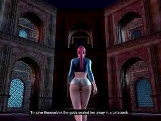 3D Tranny Demon Alexa fucking horny Jessie, Cartoon Sex