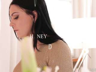 At Age gave a guy cum on her tits for a quick carpet delivery at home