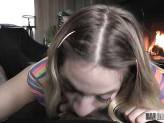 Promised flowers and candy, but instead put a dick in his mouth