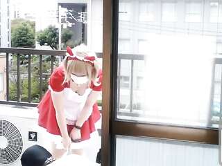 Cat Maid Tsuki's Recent Addiction to Playing with Balls