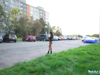 WOMAN fucks a random passer by to help get her some money