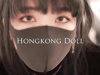 かわいいアジアの雌犬HongKongDolとの自発的なセックス