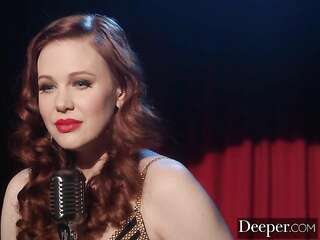 Fucking redhead drunk bitch and her sexy girlfriend with one rich fucker