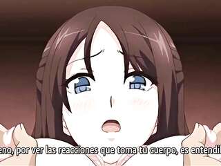 Hentai no trabalho, no metrô e em um motel com uma mulher