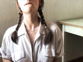 Open your mouth and swallow, otherwise you will get another slap in the face