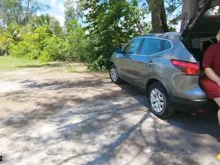 Thick Blonde AT AGE Fucked by Roadside Assistance