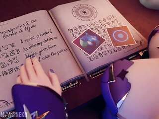 Mona x slime by vicineko