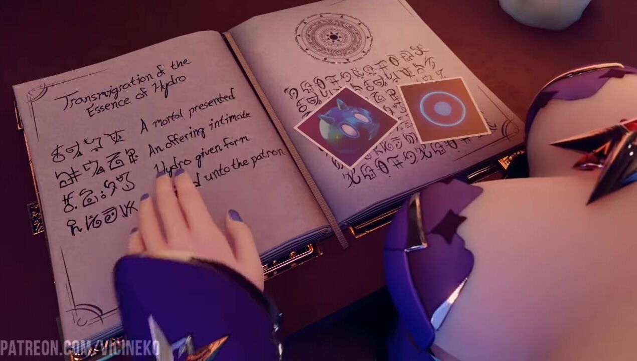 Mona x slime vicineko