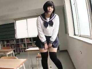 CHUBBY ASIAN SCHOOLGIRL SOLO MASTURBATION IN CLASSROOM