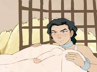 Four Elements Trainer Book 4 Love Part 60 Fucking Both Korra and Jinora tight pussy and ass fuck sex