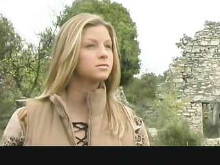 Stunning beautifully shaped blonde teen swallows cum and gets her pussy drilled