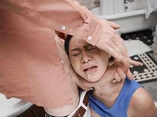 Angel Youngs and Xander Corvus are bored so they spend their last minutes in a free fuck