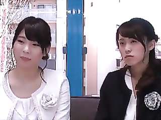 Two Japanese ladies from time to time visit the spa, that there to have sex