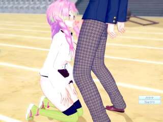 【変態ゲームコイカツ！ ]巨乳鬼滅の刃みつりかんろじとセックス。3DCGエロ
