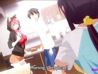 Visiting my stepsister , She Want To Fuck His Tits [English subtitles]