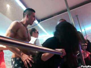 Tough hardcore fuck orgy for the best girls in the club