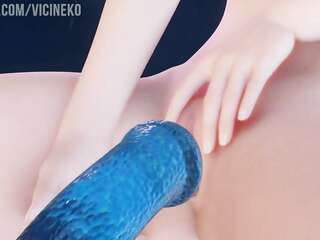 Keqing's Slime Seed Collection Quest 10% Complete (ViciNeko)