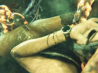 Ada Wong - just out of reach and ass filled with monster cum (Gifdoozer)