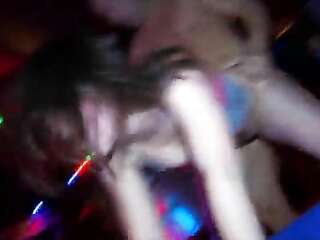 Cool europen orgy in the disco with ass fucking