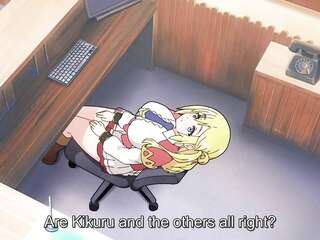 Enome's Clothes burst open to reveal a cute pair (TNK) [Futoku no Guild]