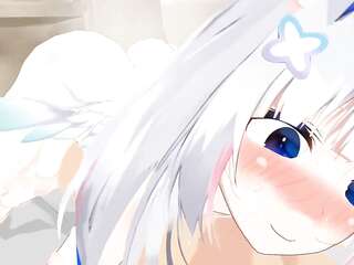 Amane Kanata Nude Bubble Bath