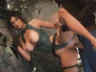 3D Compilation Lara Croft fuck ass Fuck Compilation Uncensored