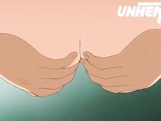 ティーンエイジャーがジムの先生とセックスするのを捕まえた - エロアニメ