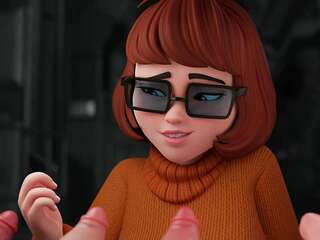 Velma - Ghost Cock 2 (Redmoa) [Scooby Doo]