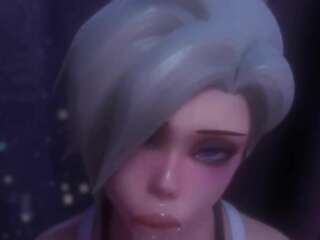 Mercy blowjob (Kittyyevill) [Overwatch]