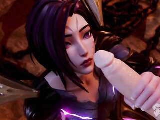 Kai'Sa's finishing him off  [League of Legends]