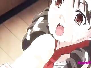 Teen Hentai Brunette Fuck In The Kitchen