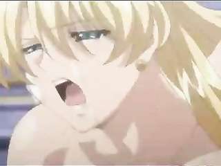 Dirty gangbang for busty hentai babe