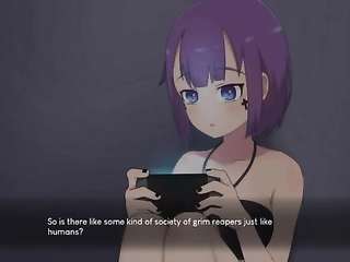 Full Hentai - Falling For a Grim Reaper - Hot Goth Girlfriend